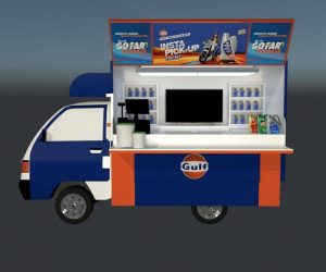Gulf Oil -1 Mobile Branding Model